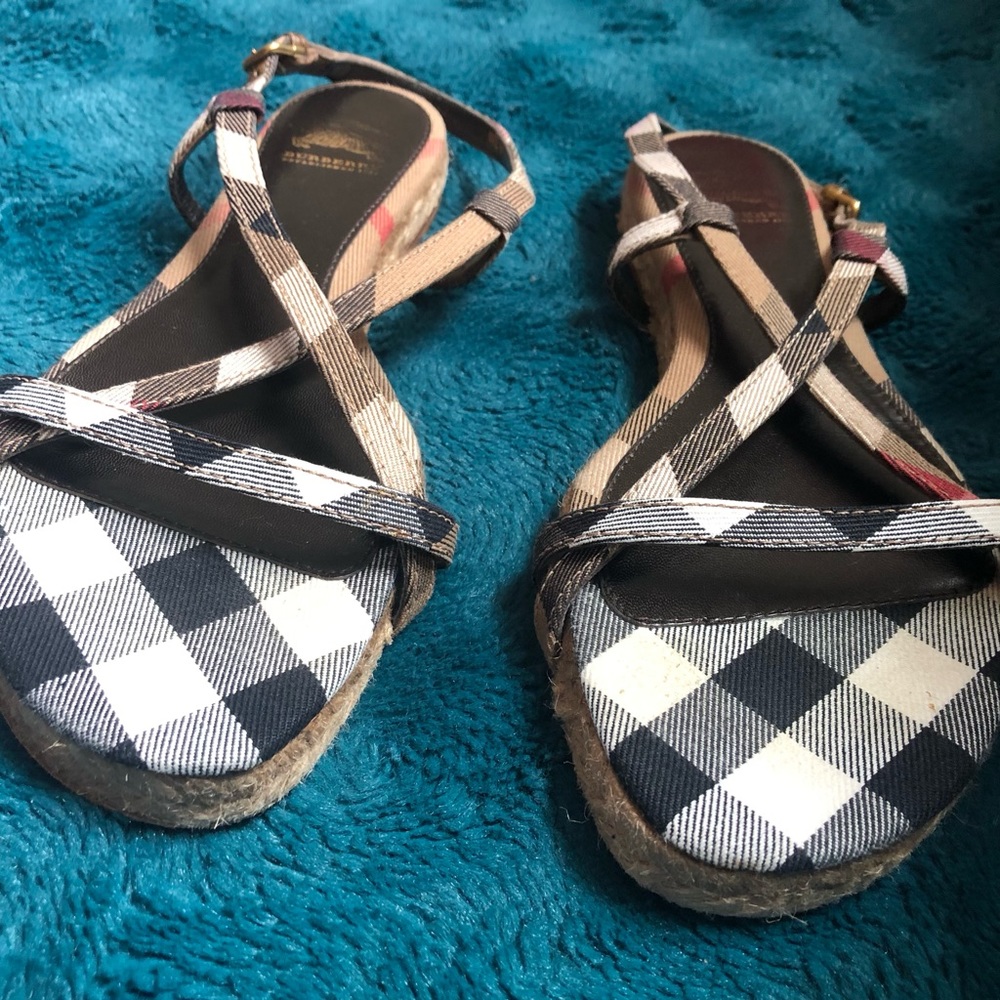 Authentic Burberry Pre-owned strapped espadrilles sandals - Picture 7 of 14